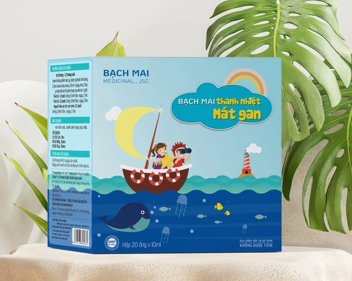 Thanh nhiệt mát gan Bạch Mai (hộp 20 ống*10ml)